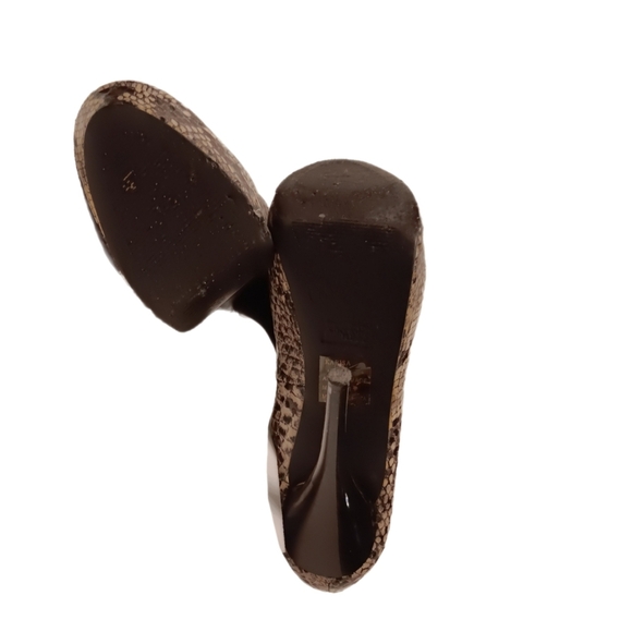 Charlotte Russe 5” Stilletto 1" Platform Snake Print 7 - Picture 10 of 11